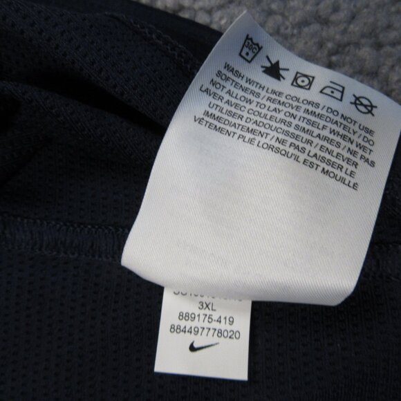 Nike Pro Men’s Sleeveless Padded Football Top 3XL Navy White Vapor Speed 2 Shirt - Picture 9 of 13